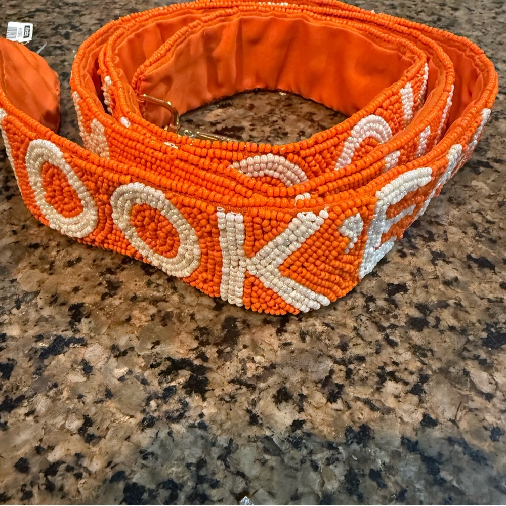 NEW Hook ‘em Horns University of Texas Austin UT Purse Bag Strap Beaded Strap